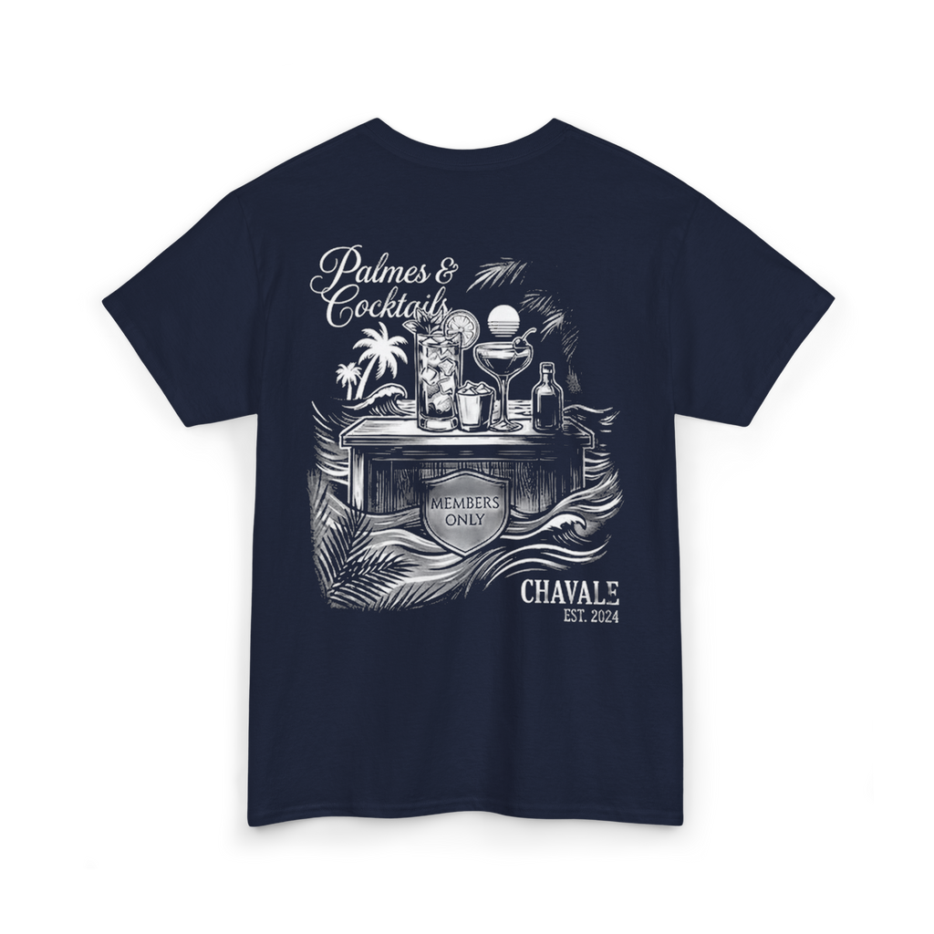 "Palmes & Cocktails" Beach Bar Tee