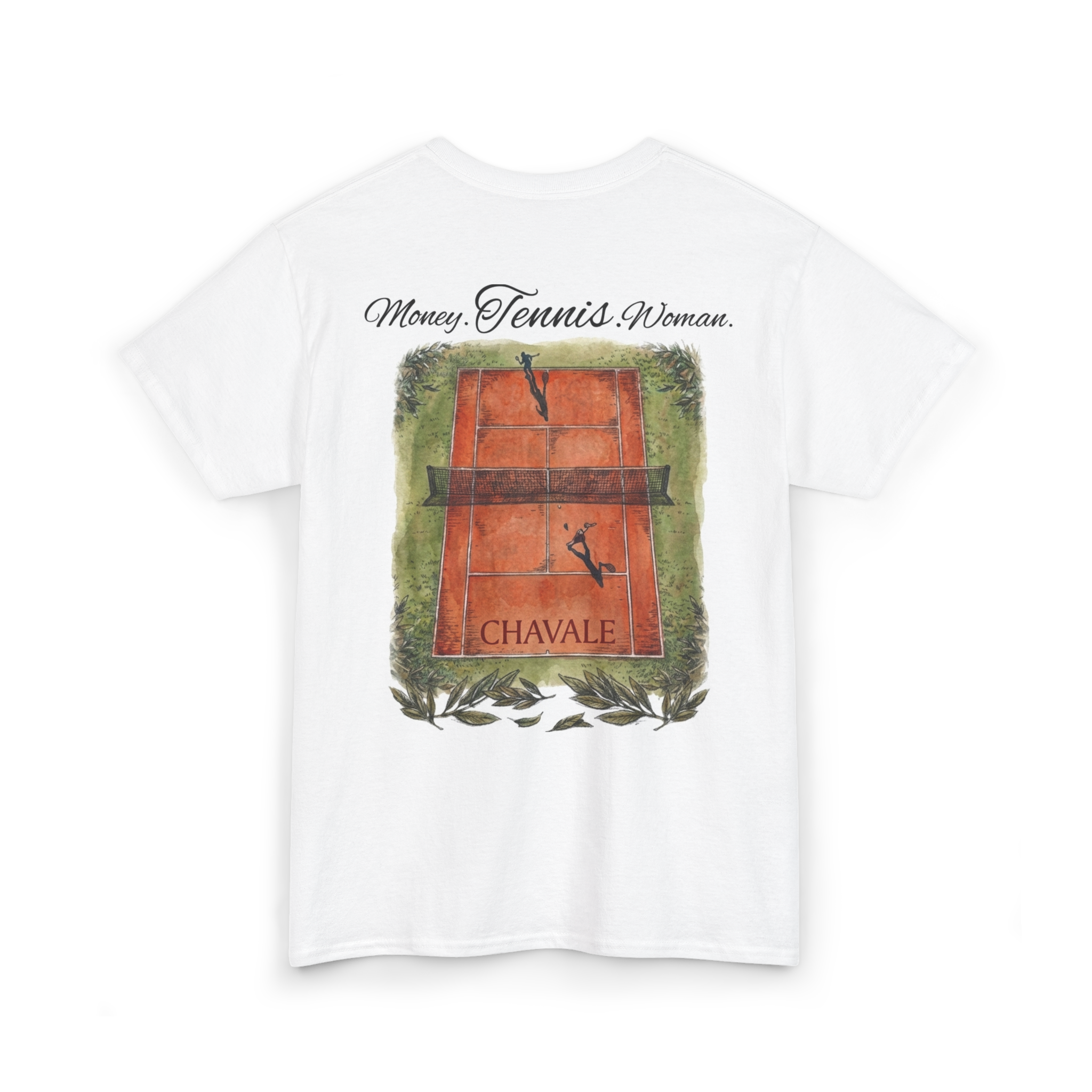 Money. & Tennis./ Backprint Tee