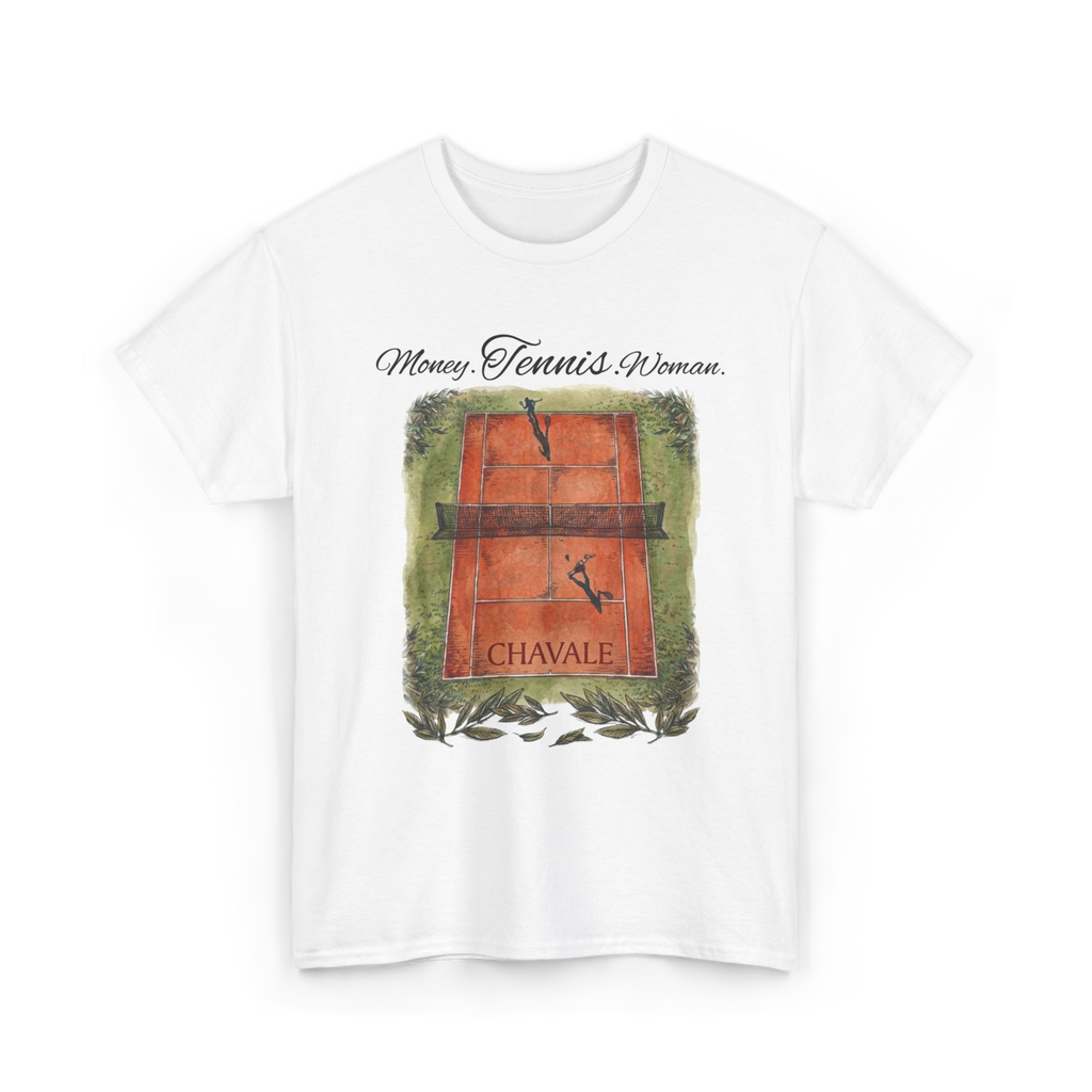 Money & Tennis. / Frontprint Tee