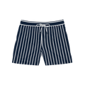 Chavale Collective Navy Striped Swim Shorts