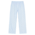 Chavale Collective cotton Striped pants / Light Blue Wide leg
