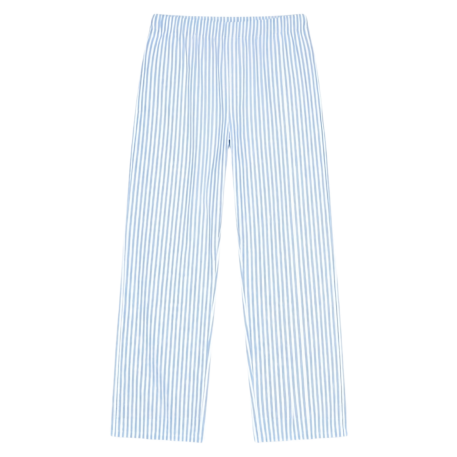 Chavale Collective cotton Striped pants / Light Blue Wide leg
